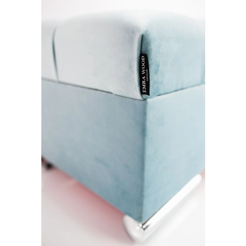 Kufer Pikowany CHESTERFIELD Jasny Błękit / Model Q-6 Rozmiary od 50 cm do 200 cm