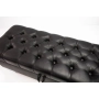 Kufer Pikowany CHESTERFIELD  Eko-Skóra Czarna / Model  Q-6 Rozmiary od 50 cm do 200 cm