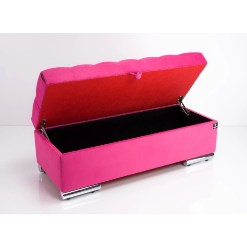 Kufer Pikowany CHESTERFIELD Różowy / Model Q-6 Rozmiary od 50 cm do 200 cm