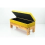 Kufer Pikowany CHESTERFIELD Cytrynowa Żółcień / Model QD-1 Rozmiary od 50 cm do 200 cm