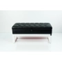 Kufer Pikowany CHESTERFIELD Ekoskóra Czarny / Model QD-2 Rozmiary od 50 cm do 200 cm