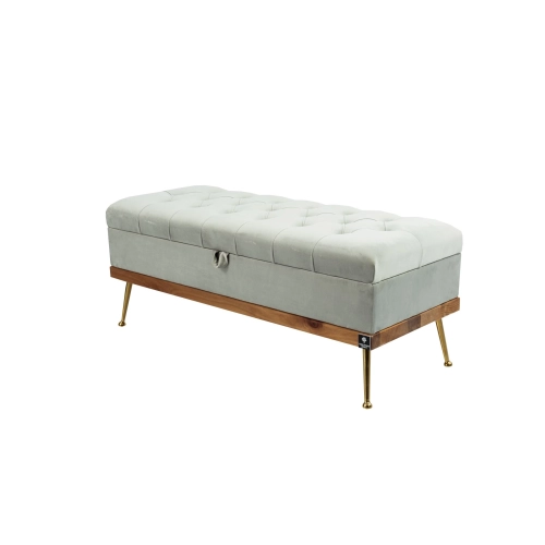 Kufer Pikowany CHESTERFIELD Beż / Model QD-5 Rozmiary od 50 cm do 140 cm