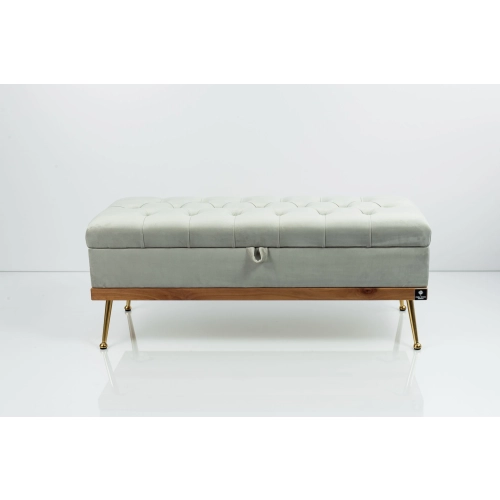 Kufer Pikowany CHESTERFIELD Beż / Model QD-5 Rozmiary od 50 cm do 140 cm