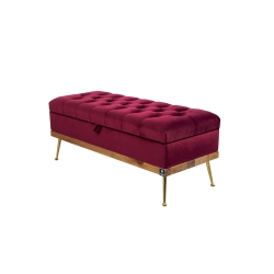 Kufer Pikowany CHESTERFIELD Bordo / Model QD-5 Rozmiary od 50 cm do 140 cm
