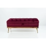 Kufer Pikowany CHESTERFIELD Bordo / Model QD-5 Rozmiary od 50 cm do 140 cm