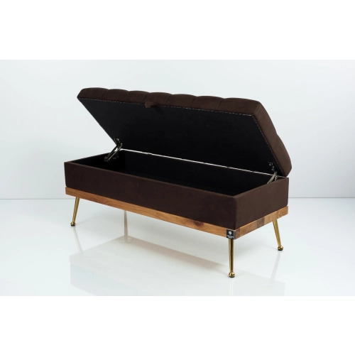 Kufer Pikowany CHESTERFIELD Brąz / Model QD-5 Rozmiary od 50 cm do 140 cm