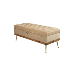 Kufer Pikowany CHESTERFIELD Cappuccino / Model QD-5 Rozmiary od 50 cm do 140 cm