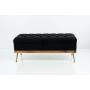Kufer Pikowany CHESTERFIELD Czarny / Model QD-5 Rozmiary od 50 cm do 140 cm