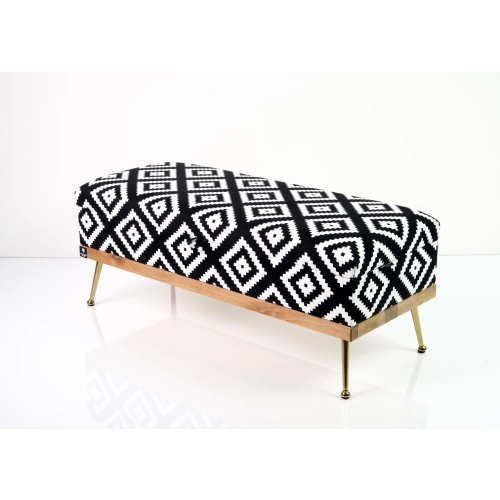 Kufer Tapicerowany Etno Pixel Mały 01 / Model QD-5 Rozmiary od 50 cm do 200 cm