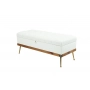 Kufer Pikowany CHESTERFIELD Ekoskóra Biała / Model QD-5 Rozmiary od 50 cm do 140 cm