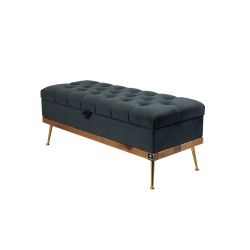 Kufer Pikowany CHESTERFIELD Grafit / Model QD-5 Rozmiary od 50 cm do 140 cm