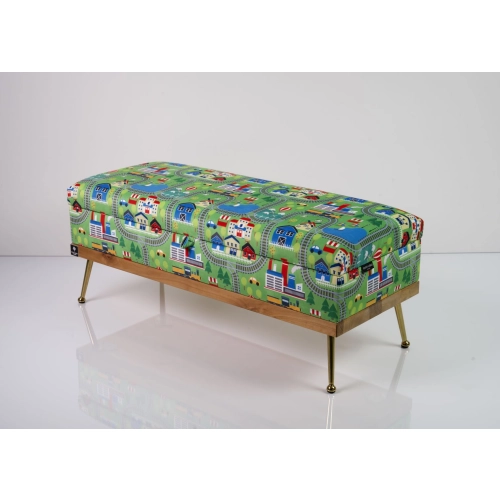 Kufer Tapicerowany Miasto 01 / Model QD-5 Rozmiary od 50 cm do 200 cm