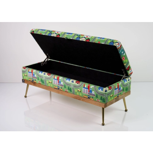 Kufer Tapicerowany Miasto 01 / Model QD-5 Rozmiary od 50 cm do 200 cm