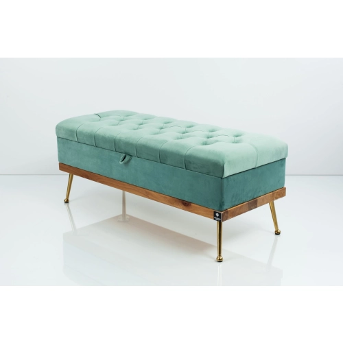 Kufer Pikowany CHESTERFIELD Mięta / Model QD-5 Rozmiary od 50 cm do 140 cm