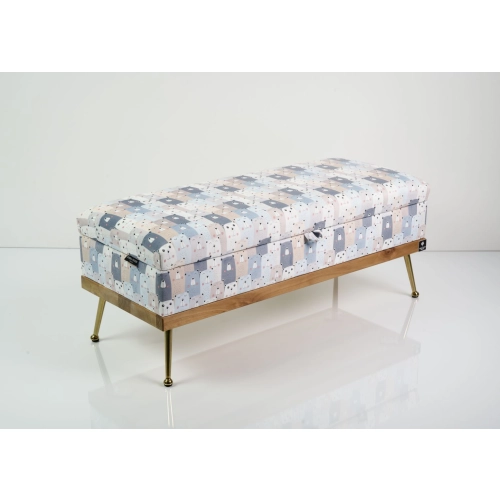 Kufer Tapicerowany Misie 01 / Model QD-5 Rozmiary od 50 cm do 200 cm