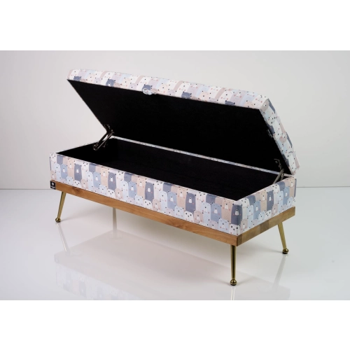 Kufer Tapicerowany Misie 01 / Model QD-5 Rozmiary od 50 cm do 200 cm