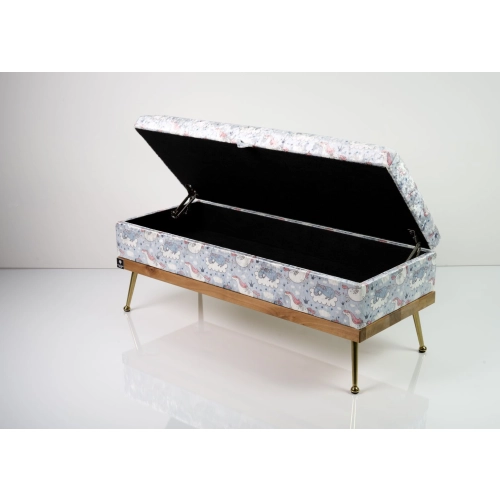 Kufer Tapicerowany Pegazy 01 / Model QD-5 Rozmiary od 50 cm do 200 cm