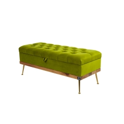 Kufer Pikowany CHESTERFIELD Zielony  / Model QD-5 Rozmiary od 50 cm do 140 cm