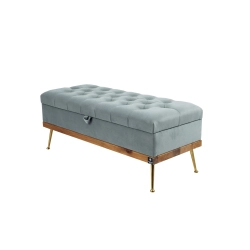 Kufer Pikowany CHESTERFIELD Popiel / Model QD-5 Rozmiary od 50 cm do 140 cm