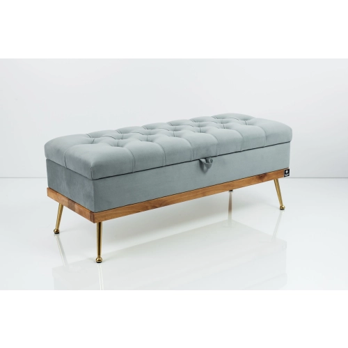 Kufer Pikowany CHESTERFIELD Popiel / Model QD-5 Rozmiary od 50 cm do 140 cm