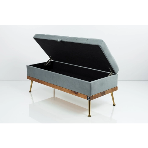 Kufer Pikowany CHESTERFIELD Popiel / Model QD-5 Rozmiary od 50 cm do 140 cm