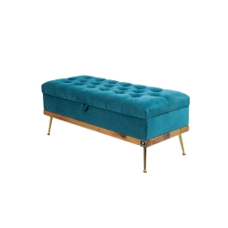 Kufer Pikowany CHESTERFIELD Turkus / Model QD-5 Rozmiary od 50 cm do 140 cm