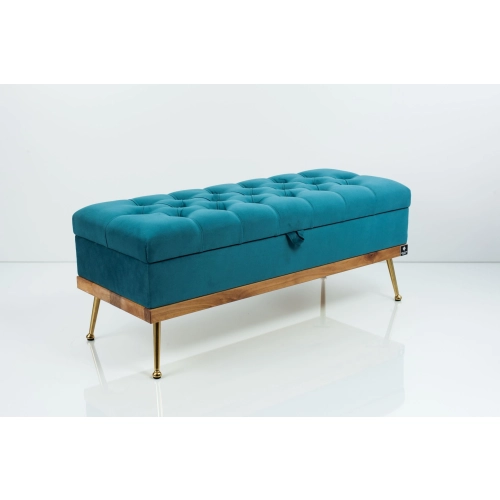Kufer Pikowany CHESTERFIELD Turkus / Model QD-5 Rozmiary od 50 cm do 140 cm