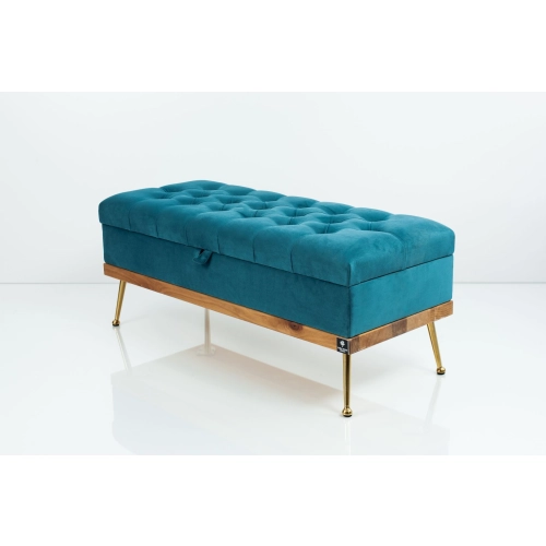 Kufer Pikowany CHESTERFIELD Turkus / Model QD-5 Rozmiary od 50 cm do 140 cm