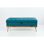 Kufer Pikowany CHESTERFIELD Turkus / Model QD-5 Rozmiary od 50 cm do 140 cm