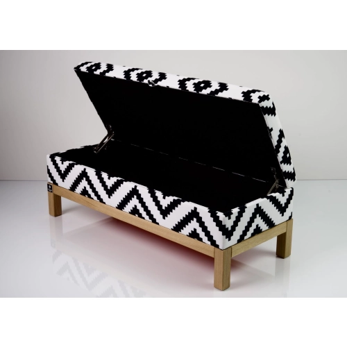 Kufer Tapicerowany Etno Pixel Duży 01 / Model QD-7 Rozmiary od 50 cm do 200 cm