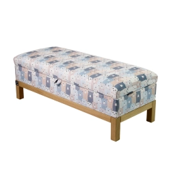 Kufer Tapicerowany Misie 01 / Model QD-7 Rozmiary od 50 cm do 200 cm