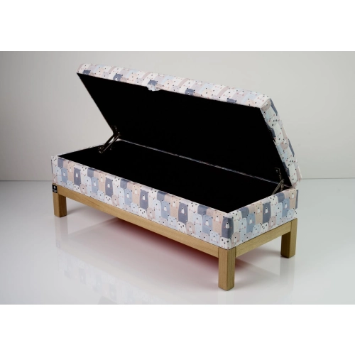 Kufer Tapicerowany Misie 01 / Model QD-7 Rozmiary od 50 cm do 200 cm