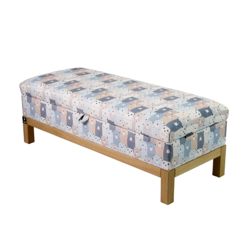 Kufer Tapicerowany Misie 01 / Model QD-7 Rozmiary od 50 cm do 200 cm