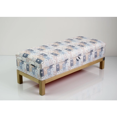 Kufer Tapicerowany Misie 01 / Model QD-7 Rozmiary od 50 cm do 200 cm