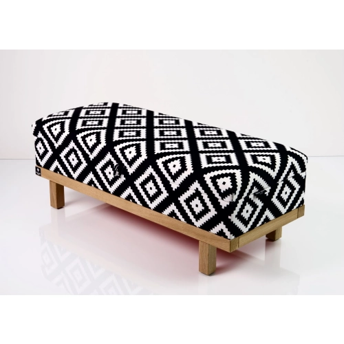 Kufer Tapicerowany Etno Pixel Mały 01 / Model QD-8 Rozmiary od 50 cm do 200 cm