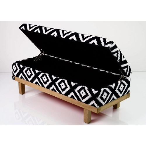 Kufer Tapicerowany Etno Pixel Mały 01 / Model QD-8 Rozmiary od 50 cm do 200 cm