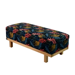 Kufer Tapicerowany Kolorowe Liście 01 / Model QD-8 Rozmiary od 50 cm do 200 cm