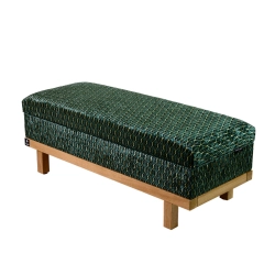 Kufer Tapicerowany Liście Ardeco 03 / Model QD-8 Rozmiary od 50 cm do 200 cm