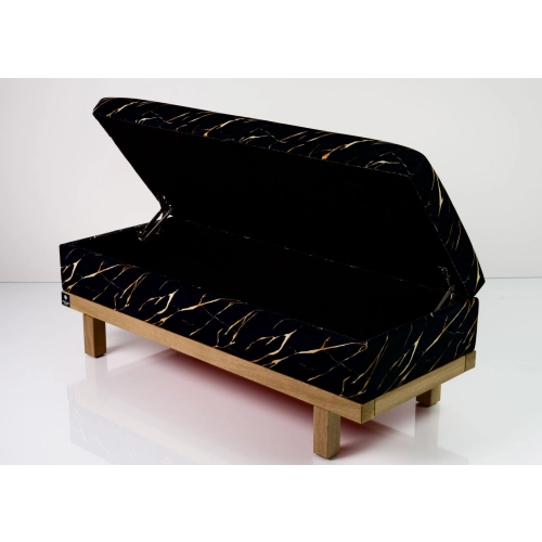 Kufer Tapicerowany Marmur 02 / Model QD-8 Rozmiary od 50 cm do 200 cm