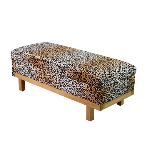 Kufer Tapicerowany Panterka 04 / Model QD-8 Rozmiary od 50 cm do 200 cm