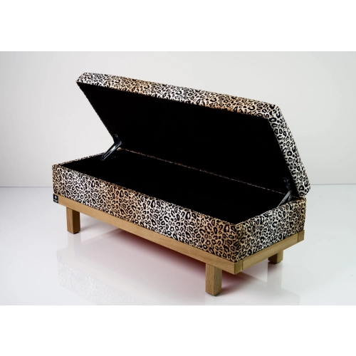 Kufer Tapicerowany Panterka 04 / Model QD-8 Rozmiary od 50 cm do 200 cm