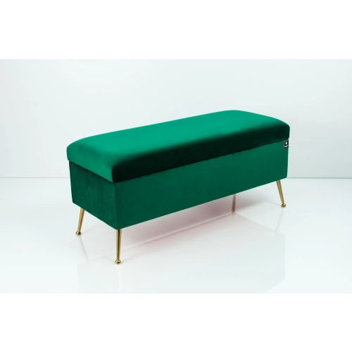 Kufer Skrzynia Tapicerowany Butelkowa Zieleń / Model QG-1 Rozmiary od 50 cm do 200 cm