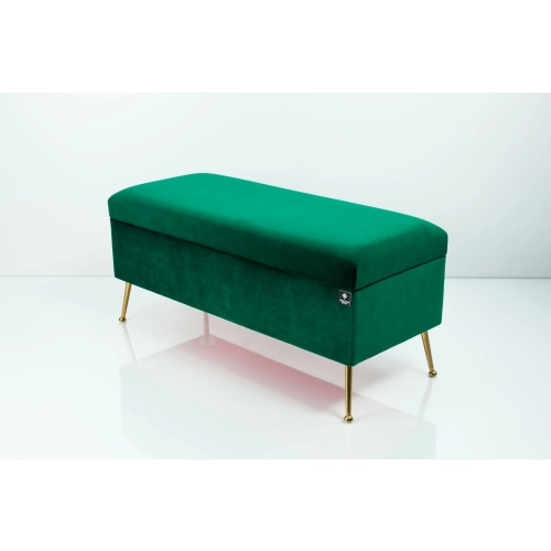 Kufer Skrzynia Tapicerowany Butelkowa Zieleń / Model QG-1 Rozmiary od 50 cm do 200 cm