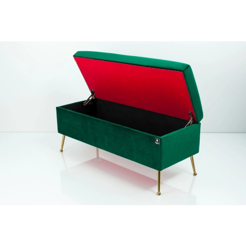 Kufer Skrzynia Tapicerowany Butelkowa Zieleń / Model QG-1 Rozmiary od 50 cm do 200 cm