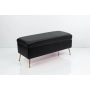 Kufer Tapicerowany Czarna Ekoskóra / Model QG-1 Rozmiary od 50 cm do 200 cm