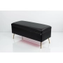 Kufer Tapicerowany Czarna Ekoskóra / Model QG-1 Rozmiary od 50 cm do 200 cm
