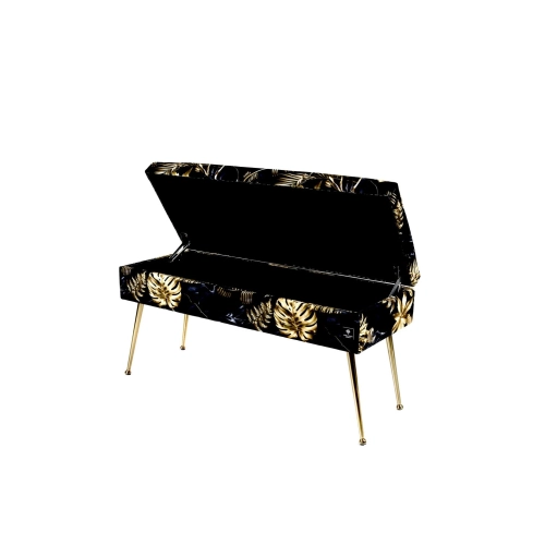 Kufer Tapicerowany Monstera 02 / Model QG-2 Rozmiary od 50 cm do 140 cm