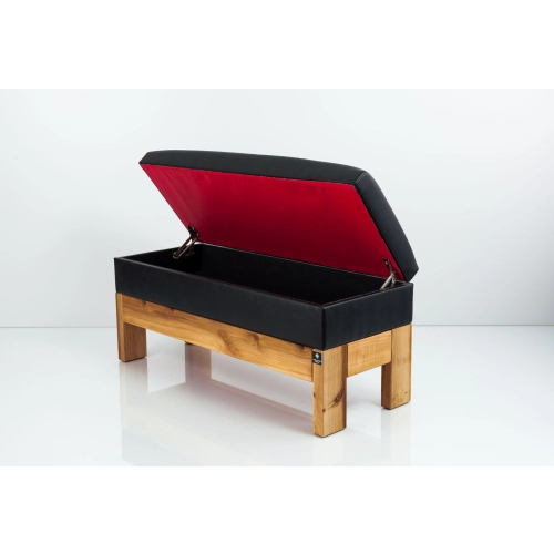 Kufer Tapicerowany Ekoskóra Czarna / Model QG-1 Rozmiary od 50 cm do 200 cm