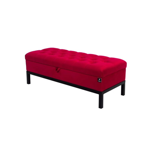 Kufer Skrzynia Pikowany Czerwony / Model QM-13 Rozmiary od 50 cm do 200 cm