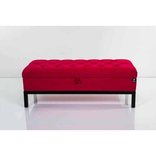 Kufer Skrzynia Pikowany Czerwony / Model QM-13 Rozmiary od 50 cm do 200 cm